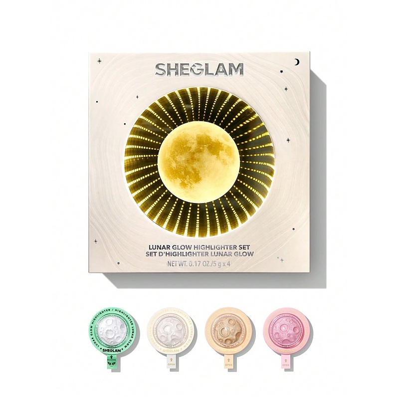پک هایلایتر فضایی شیگلم (SHEGLAM Lunar Glow Highlighter Set) ضمانت اصالت