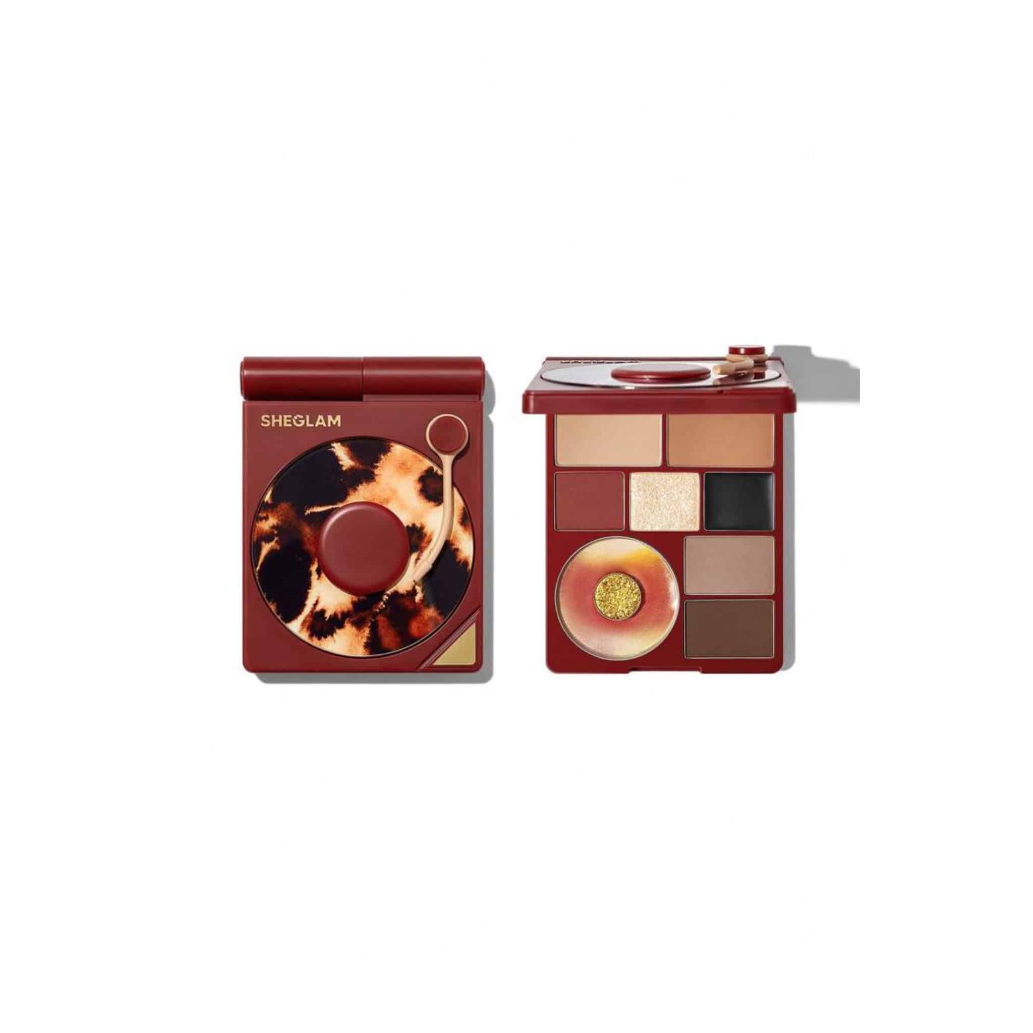 پالت سایه 8 رنگ گرامافونی شیگلم (vinyl pop color palette sheglam)