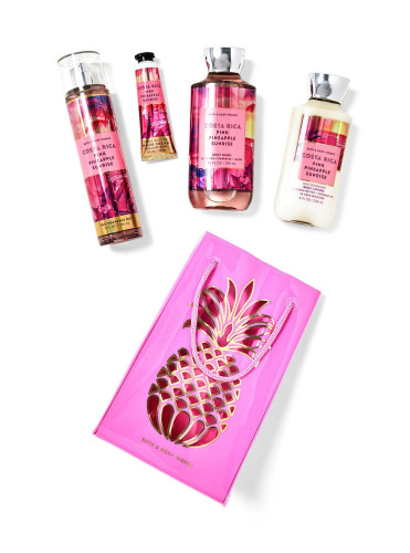 گیفت ست Bath & Body Works مدل Costa Rica (Pink Pineapple Sunrise)