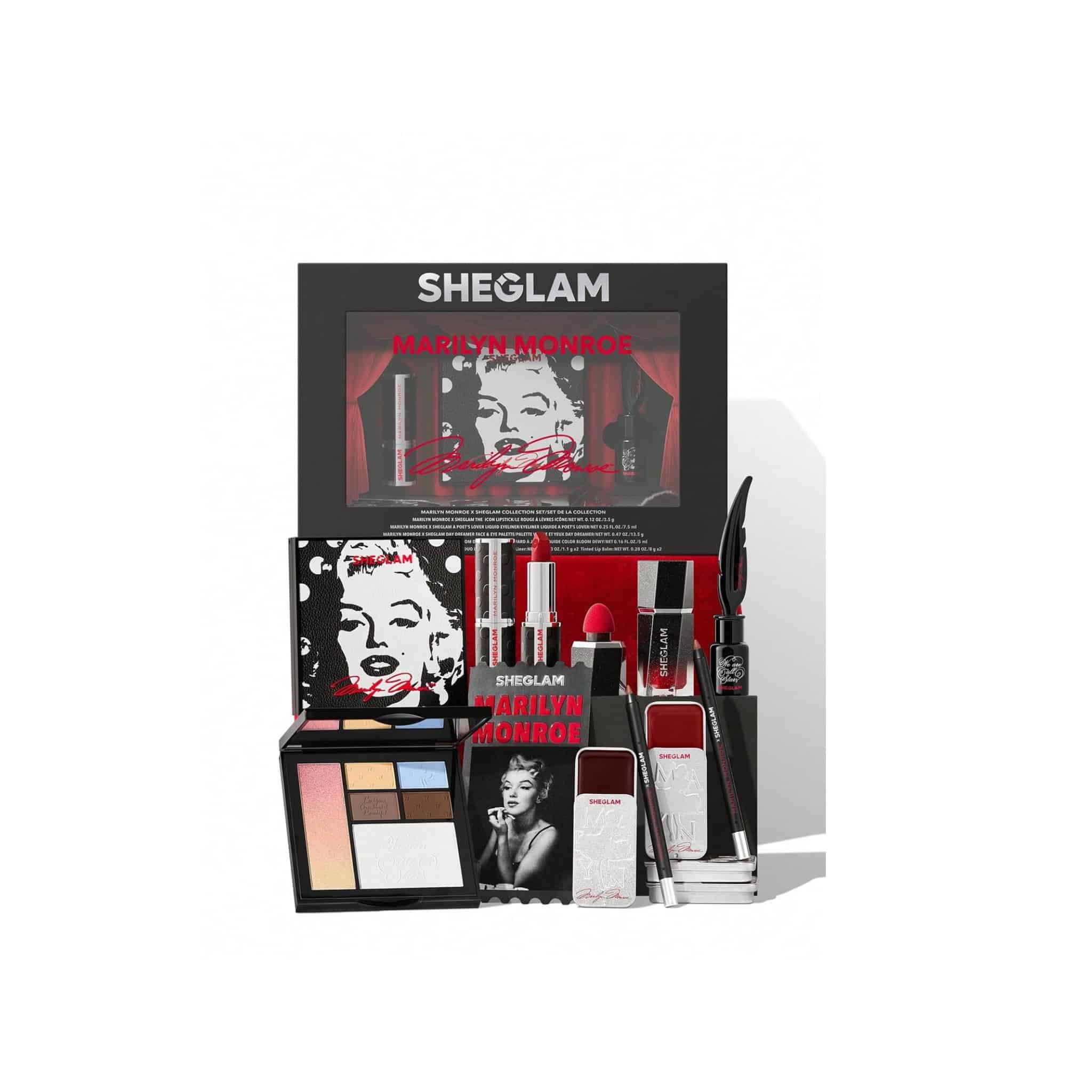 پک آرایشی مرلین مونرو شیگلم (monroe X sheglam collection set)