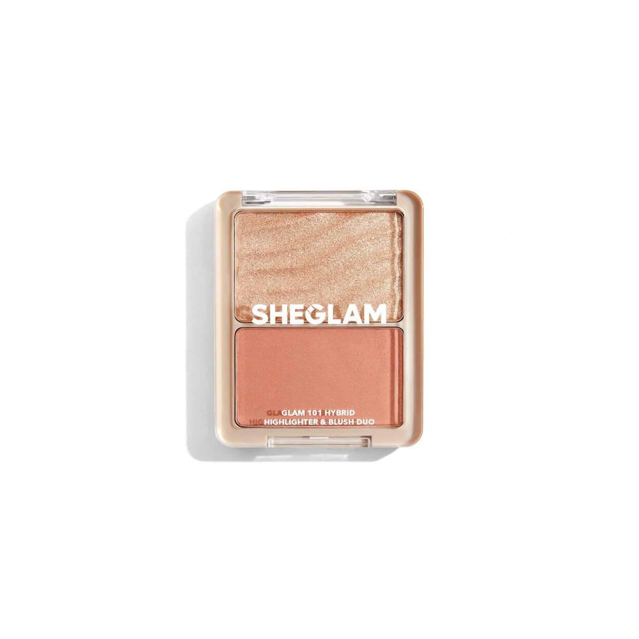 هایلایتر و رژگونه پودری شیگلم (Highlighter and blush sheglam)