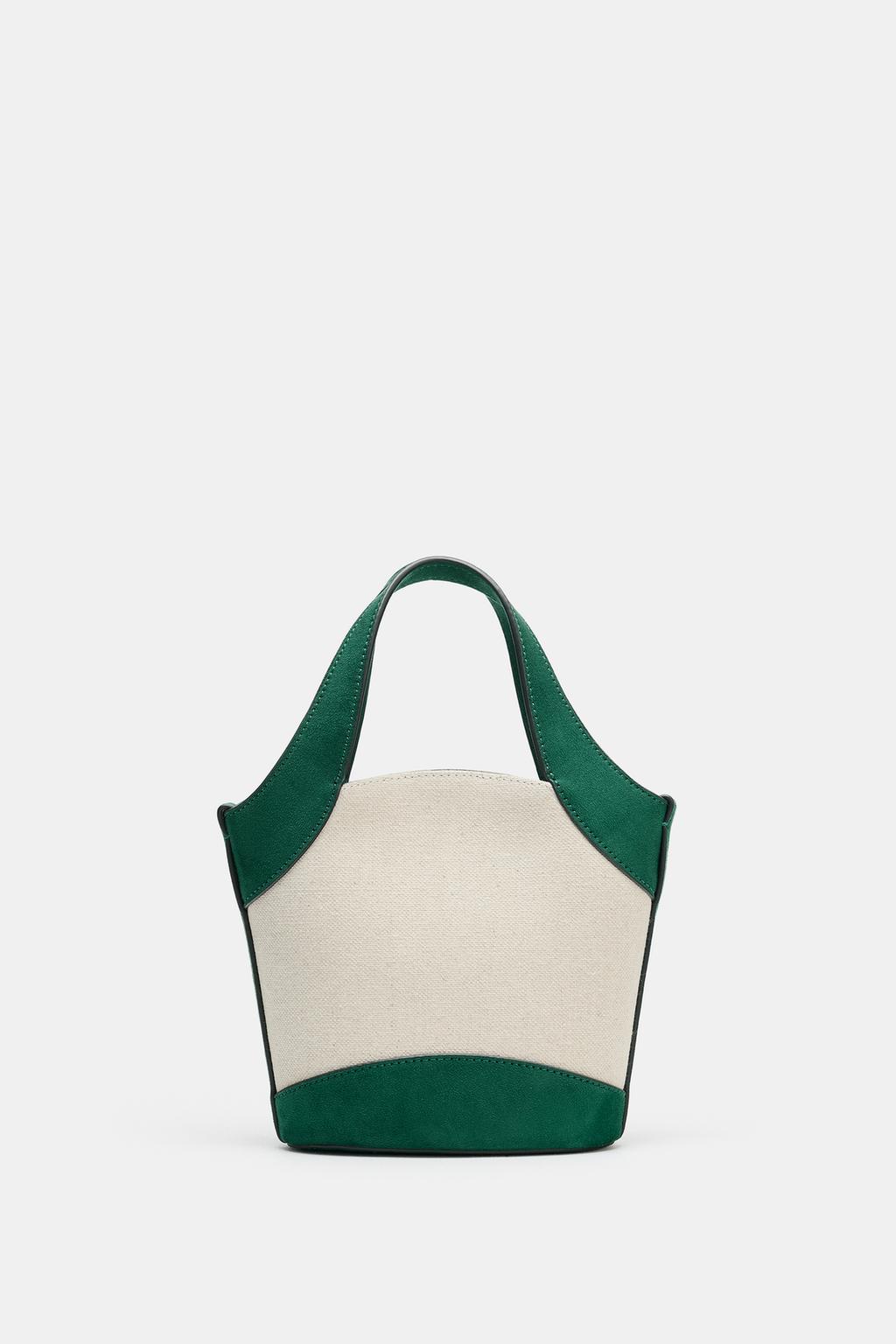 کیف زارا CANVAS CROSSBODY BAG اورجینال