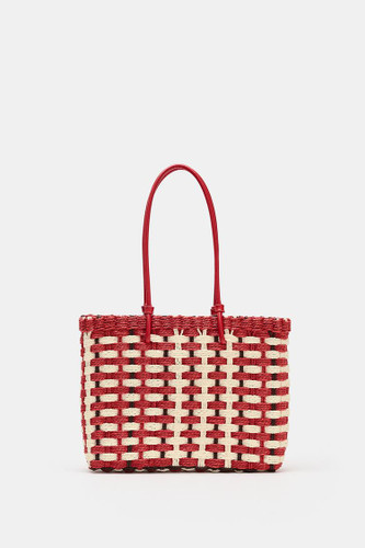 کیف اورجینال زارا BRAIDED-EFFECT MINI TOTE BAG